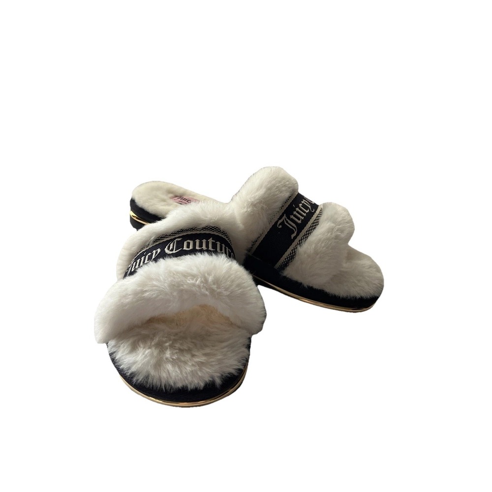 Juicy Couture Slippers JC‎ WJ05370W Size S 5-6